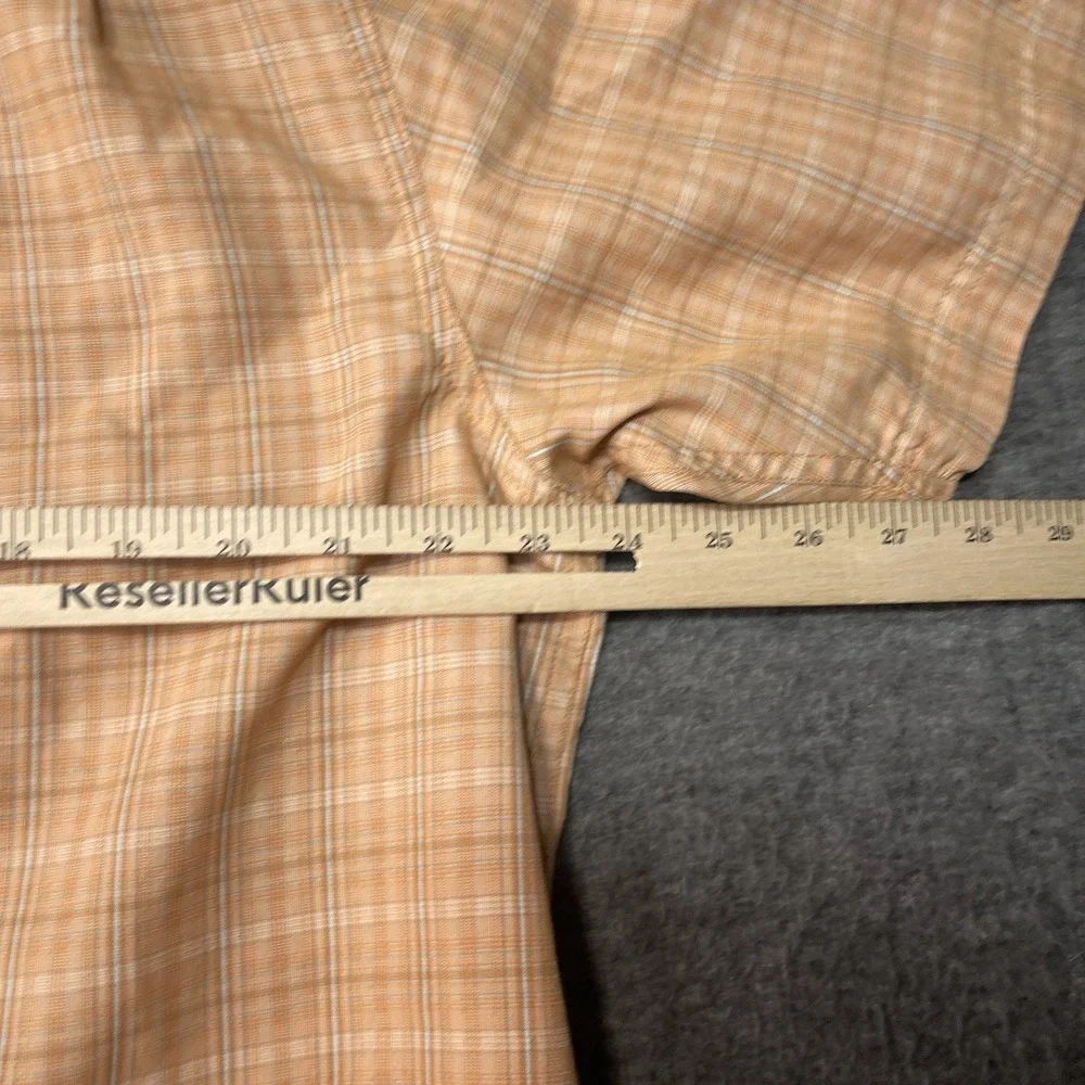 The North Face Shirt Mens XXL 2XL Plaid Short Sleeve Button Up Hiking Camping